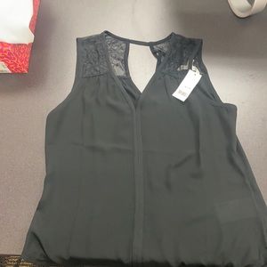 NWT Banana Republic lace shoulder sleeveless